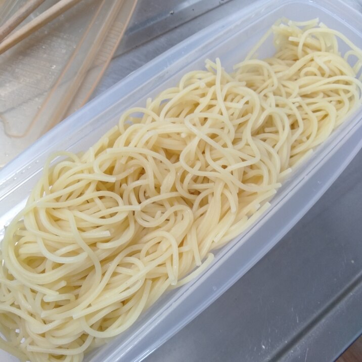 短い加熱時間、お湯とレンチンでパスタを茹でる方法!